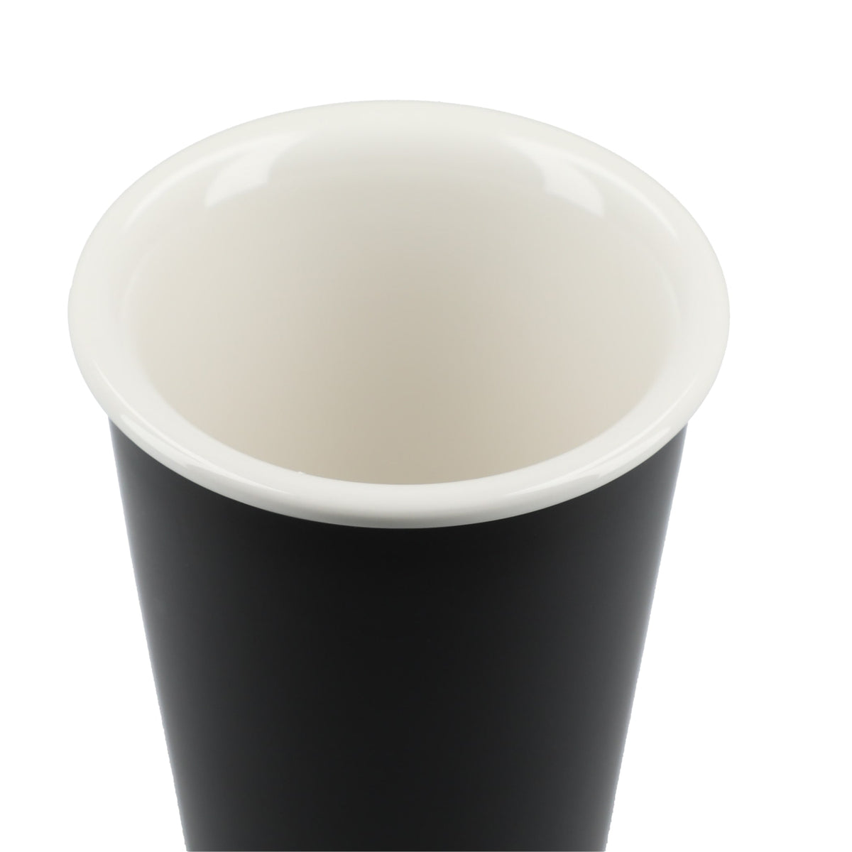Custom I'm not a paper cup 10oz ceramic tumbler - angle