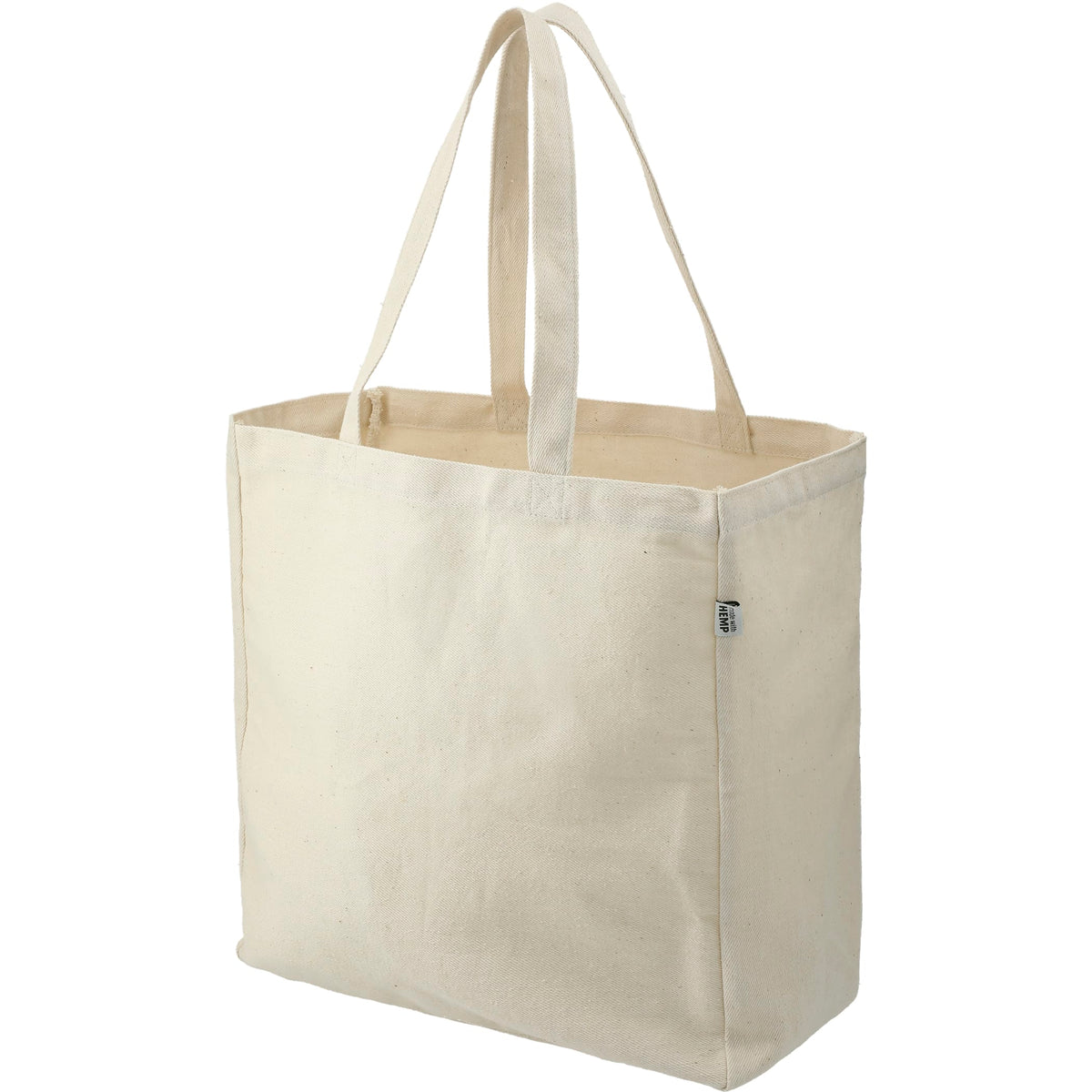 Custom Hemp Cotton 11oz Carry-All Tote - angle
