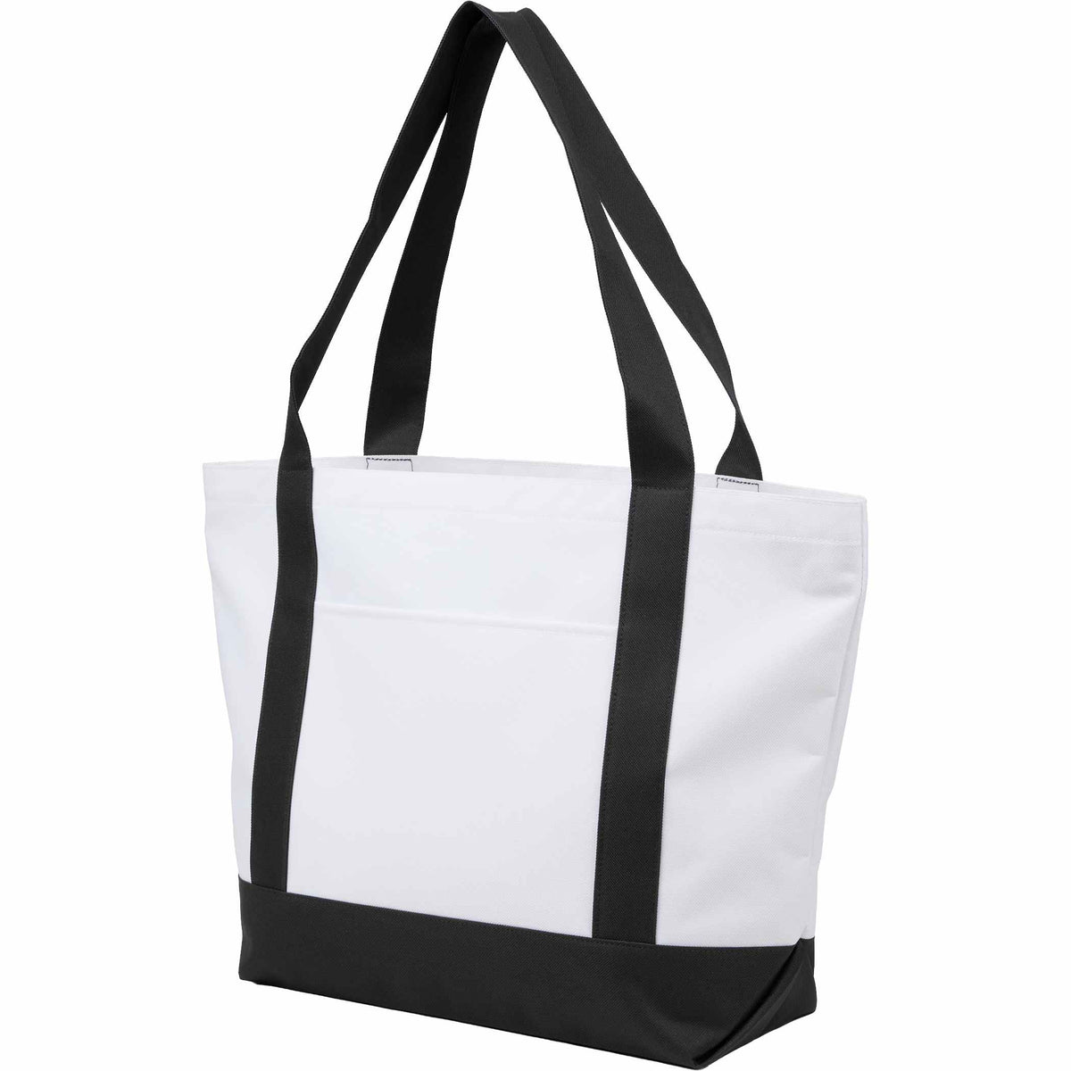 Custom Oversized Recyled Canvas Tote Bag - angle