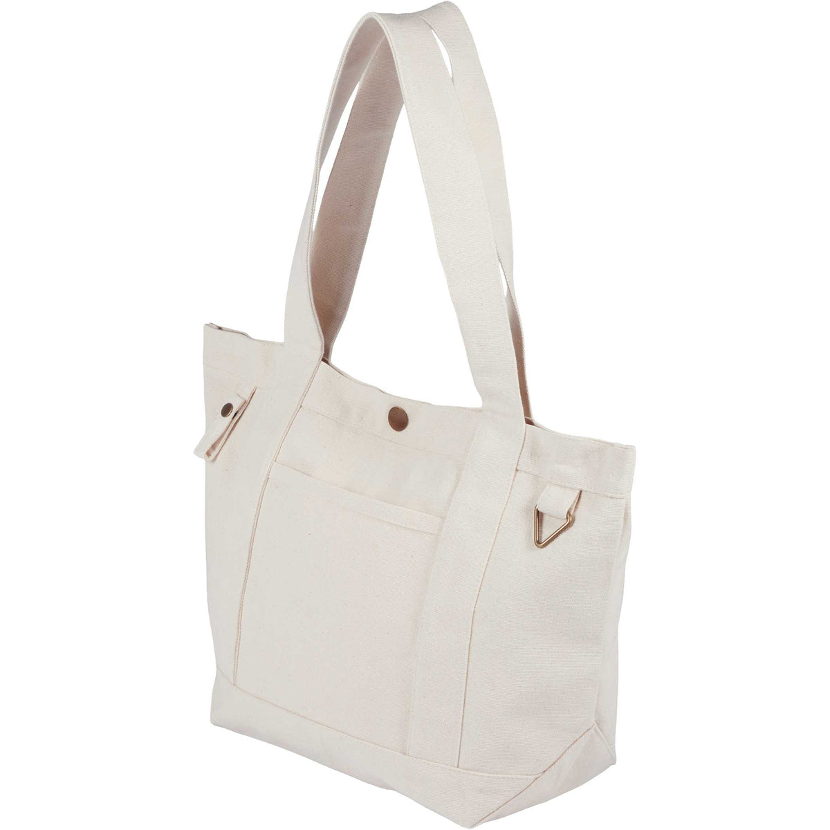 Custom Recycled Cotton Souvenirs Tote - angle