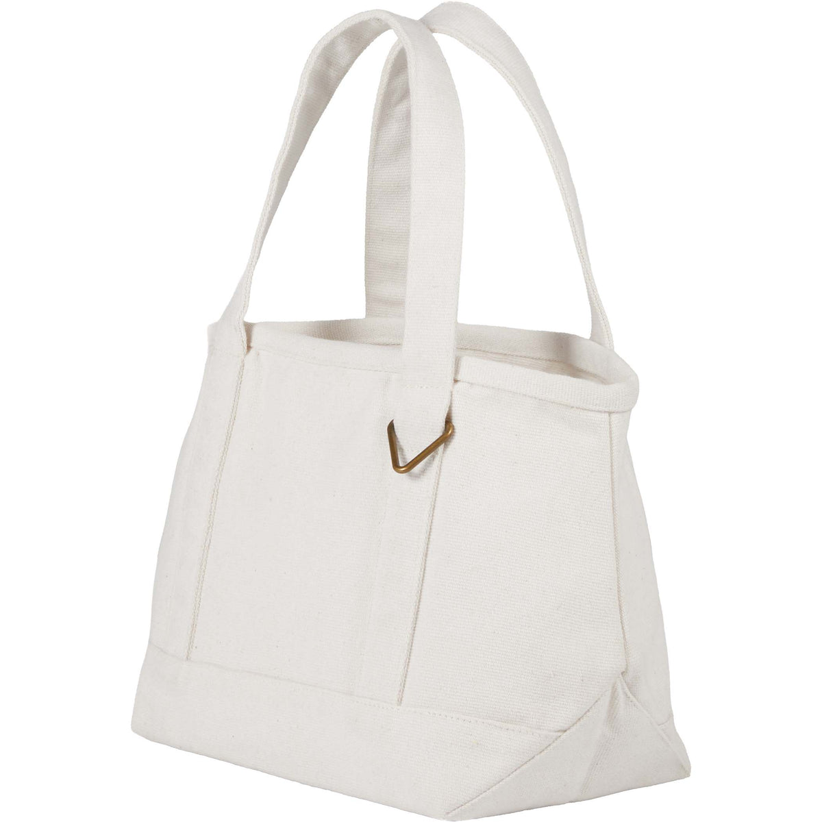 Custom Mini Recycled Cotton Souvenirs Tote - angle