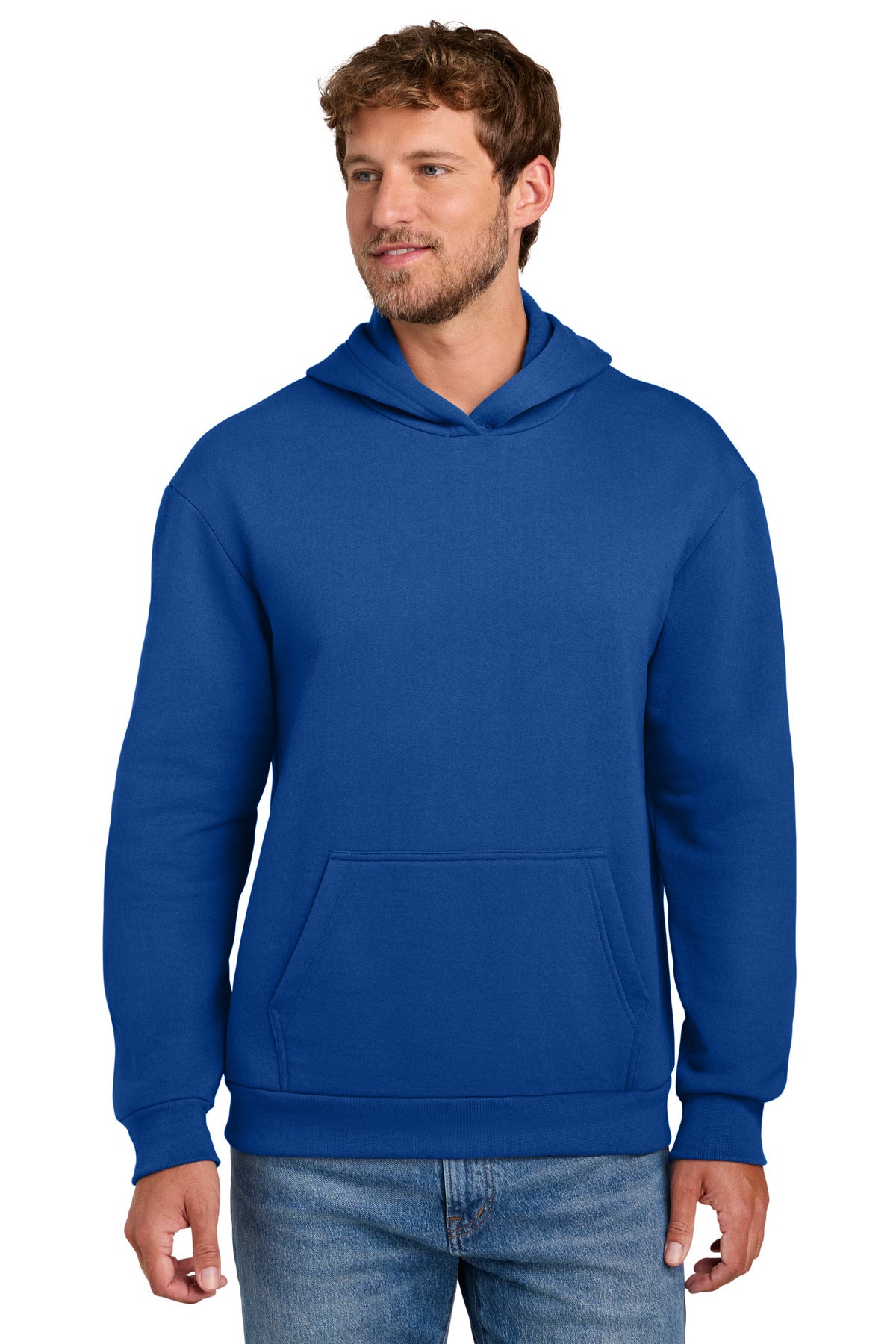 Port & Co Easy Fleece Pullover Hooded Sweatshirt PC68H