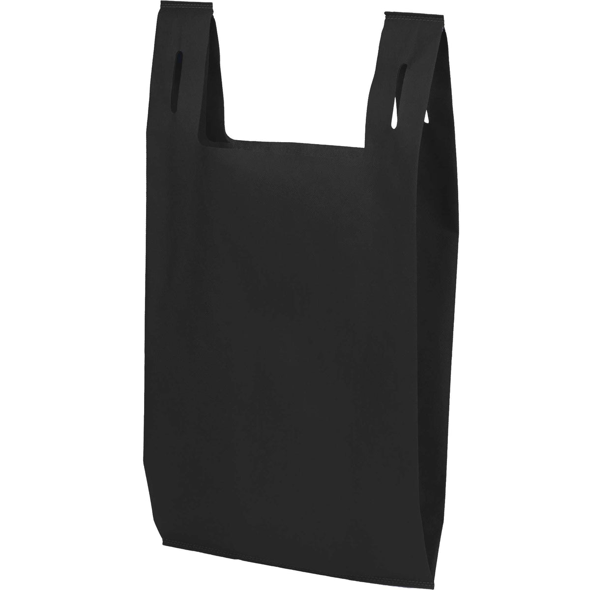 Custom Recycled Non-Woven T-Shirt Tote - angle