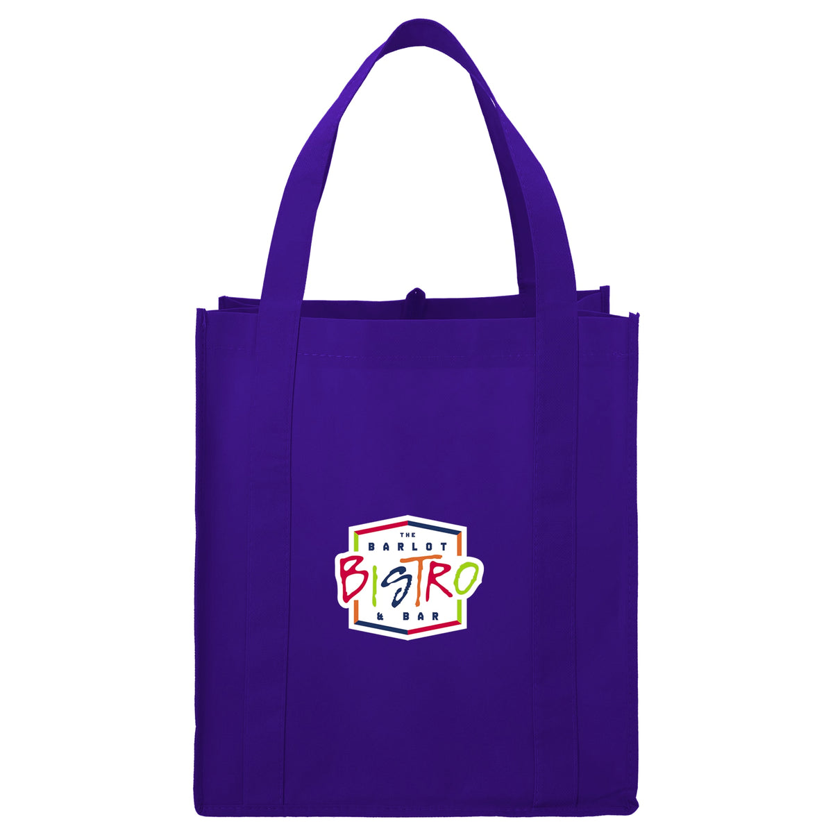 Custom Little Juno Non-Woven Grocery Tote - decorated SM-7412PU