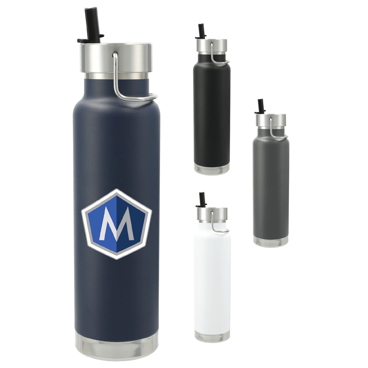 Custom Thor Copper Vacuum Insulated Bottle 25oz Straw Lid - decorated 1600-36NY
