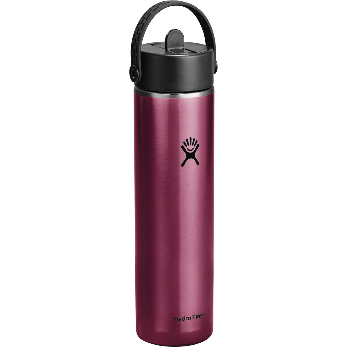 Custom Hydro Flask® Lightweight Bottle w/ Straw Lid 24oz - angle