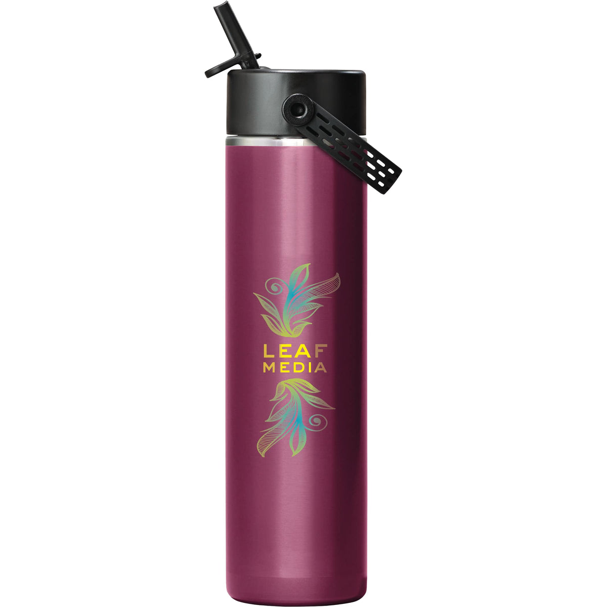 Custom Hydro Flask® Lightweight Bottle w/ Straw Lid 24oz