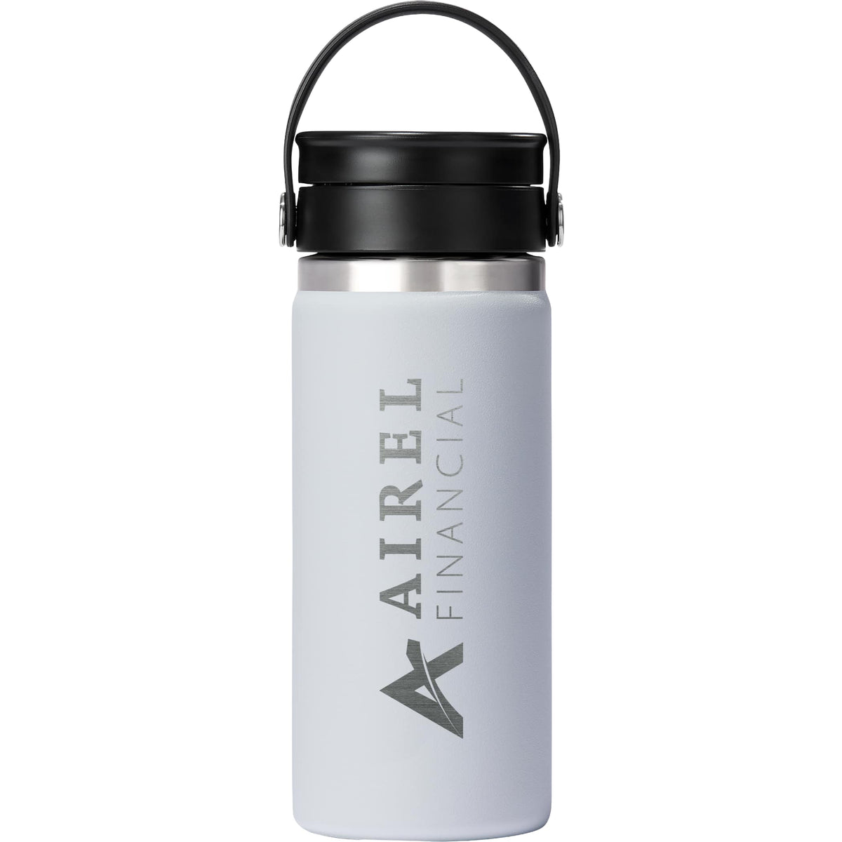 Custom Hydro Flask® Wide Mouth With Flex Sip™ Lid 16oz - decorated 1601-89WH