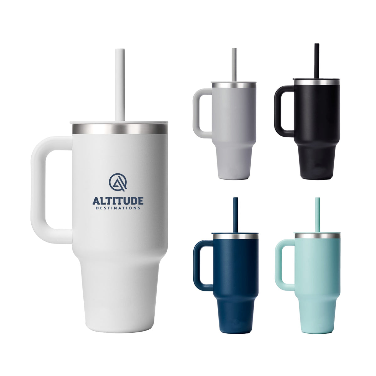 Custom Hydro Flask® All Around Travel Tumbler 32oz - decorated 1601-98WH