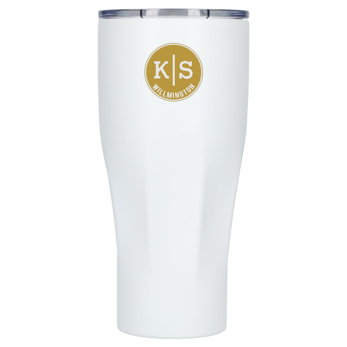 Custom Victor Recycled Vacuum Insulated Tumbler 20oz - decorated 1602-05WH