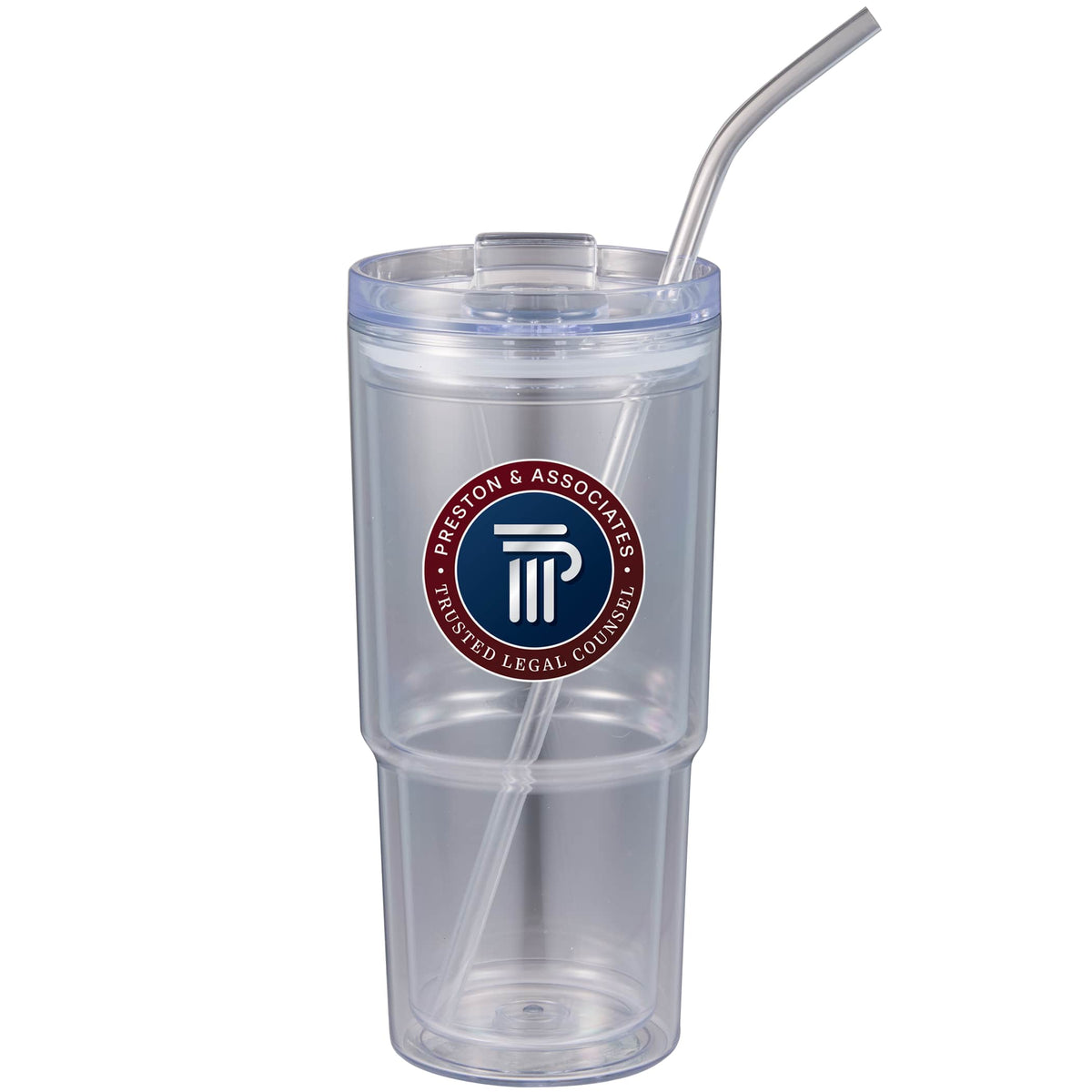 Custom Mia Recycled Acrylic Tumbler 24oz - decorated 1602-25CL