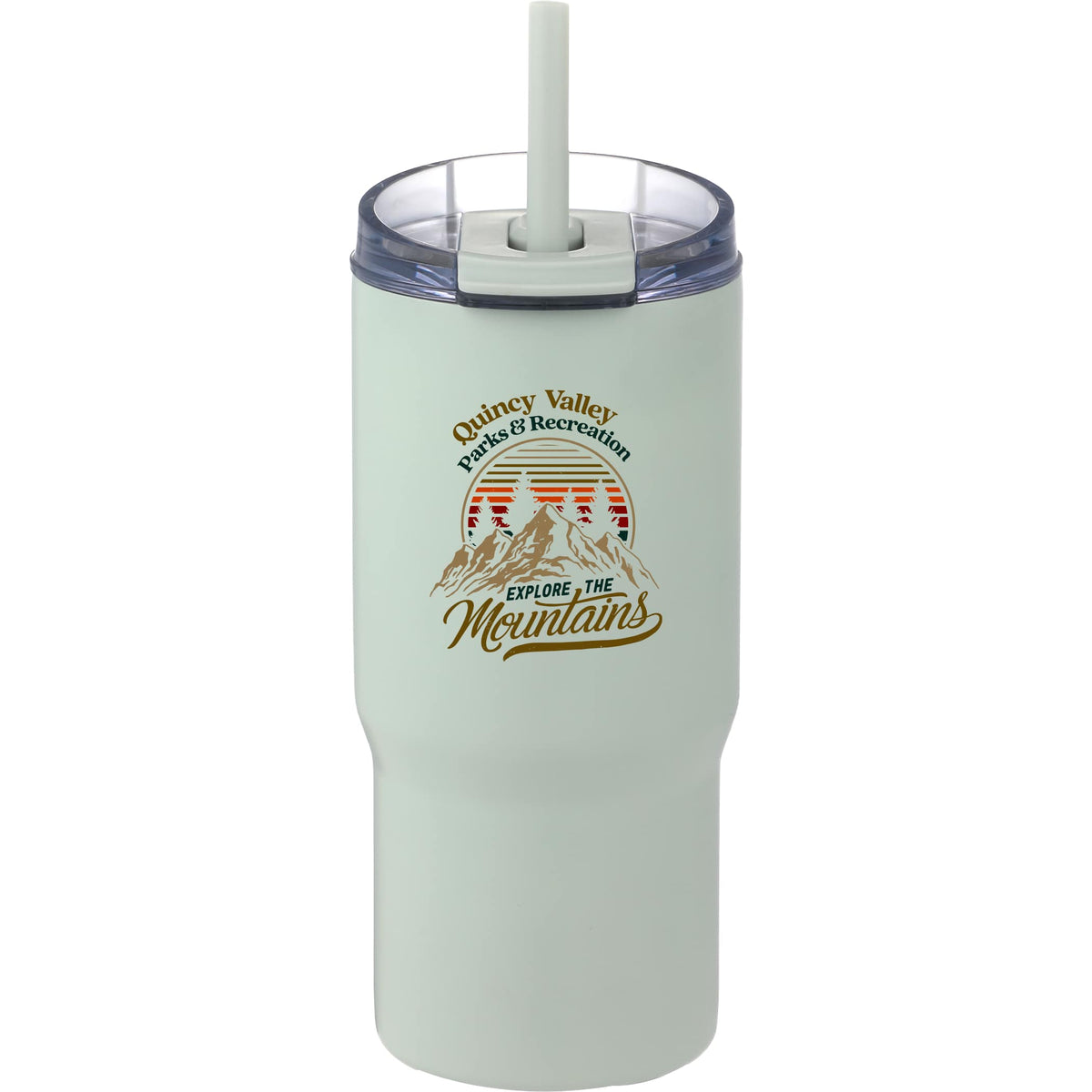 Custom Auxo 24oz Double Wall Vacuum Insulated Tumbler - decorated 1602-35MST