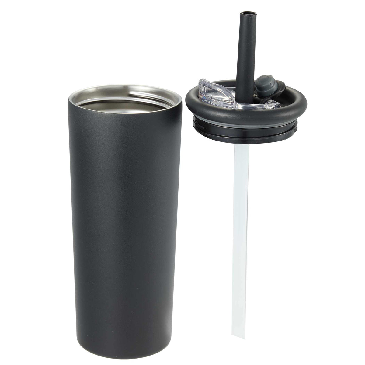 Custom Kyser Recycled Vacuum Tumbler w/ Straw 20oz - blank 1602-36BK