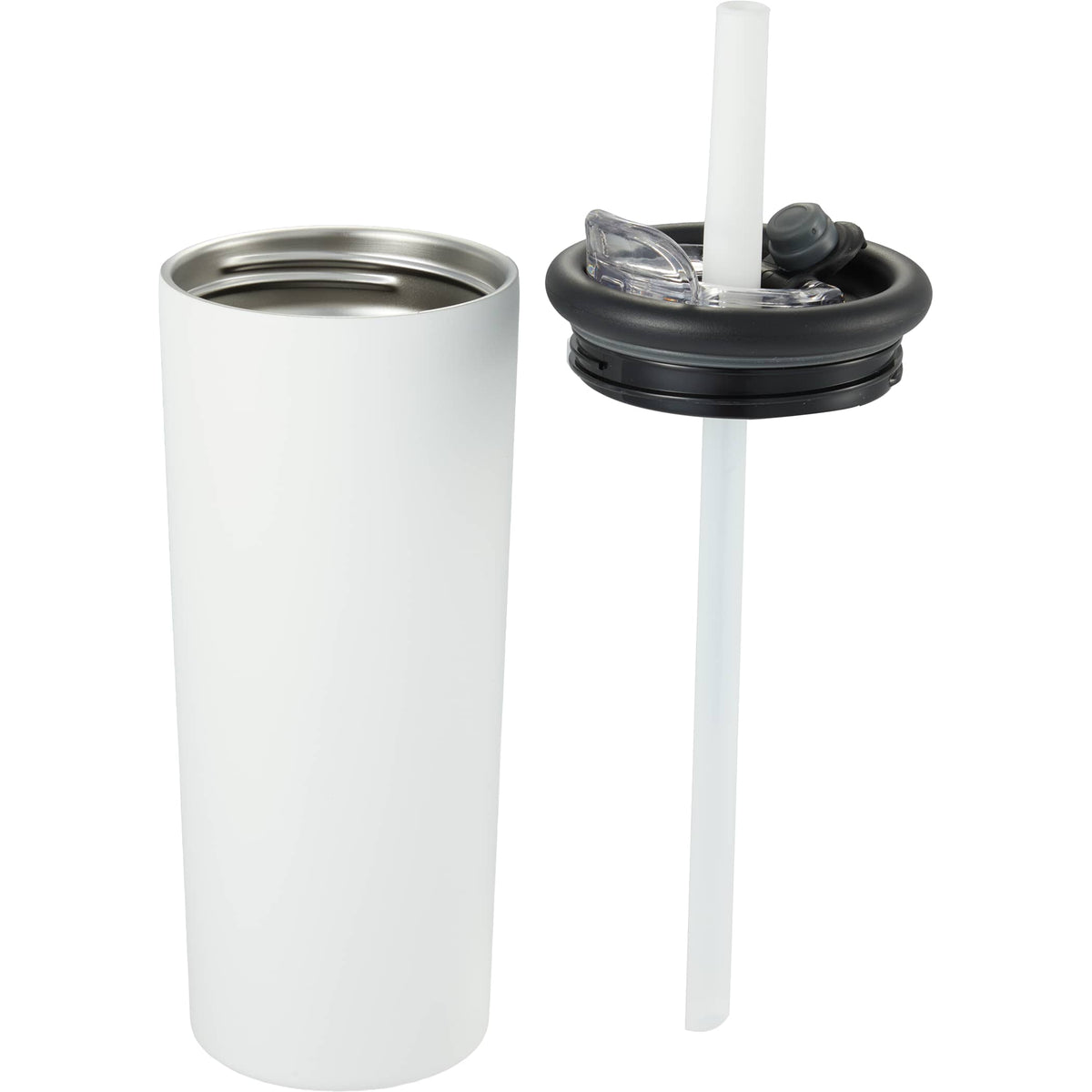 Custom Kyser Recycled Vacuum Tumbler w/ Straw 20oz - blank 1602-36WH