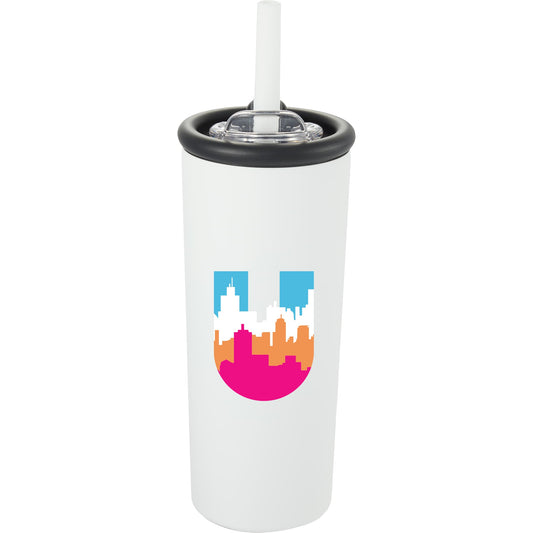 Custom Kyser Recycled Vacuum Tumbler w/ Straw 20oz