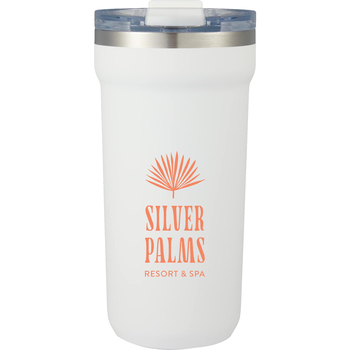 Custom Catone Recycled Vacuum Tumbler w/ Slider Lid 20oz - decorated 1602-37WH
