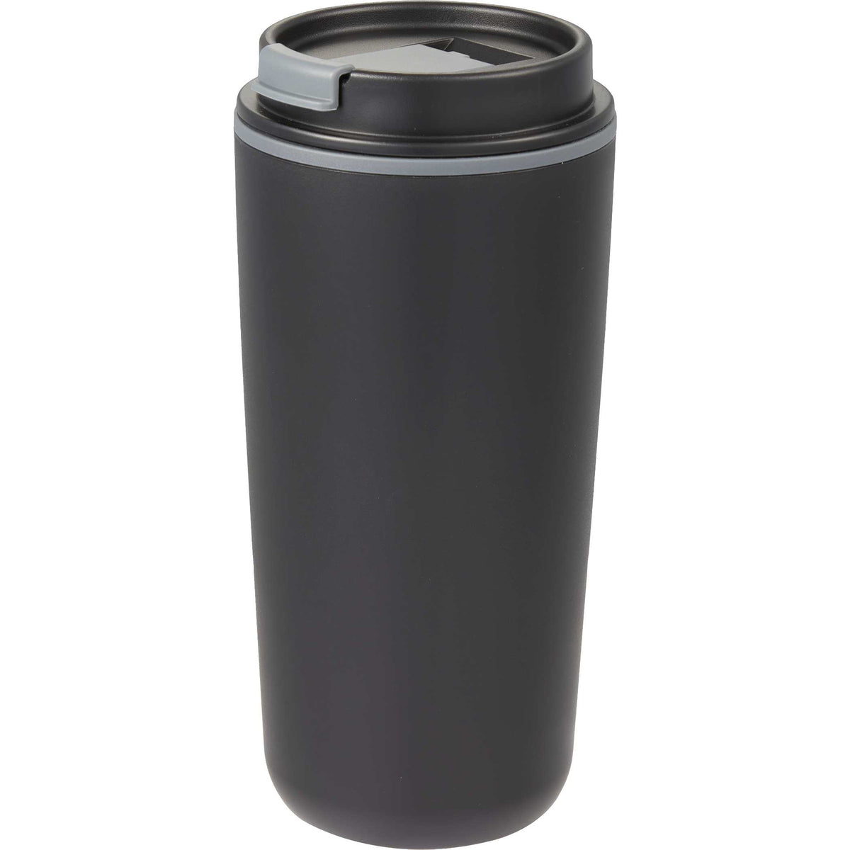 Custom Cooper RPP Double Wall Tumbler w/ Flap Lid 16oz - angle