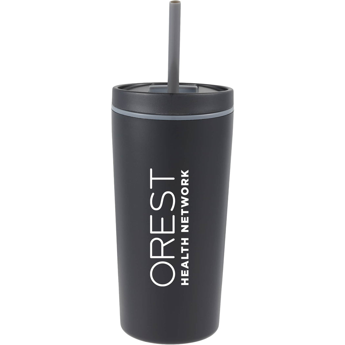 Custom Santino Recycled Tumbler w/ Dual Function Lid 16oz - decorated 1602-48BK