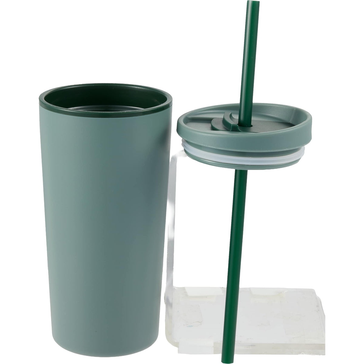 Custom Santino Recycled Tumbler w/ Dual Function Lid 16oz - blank 1602-48SG