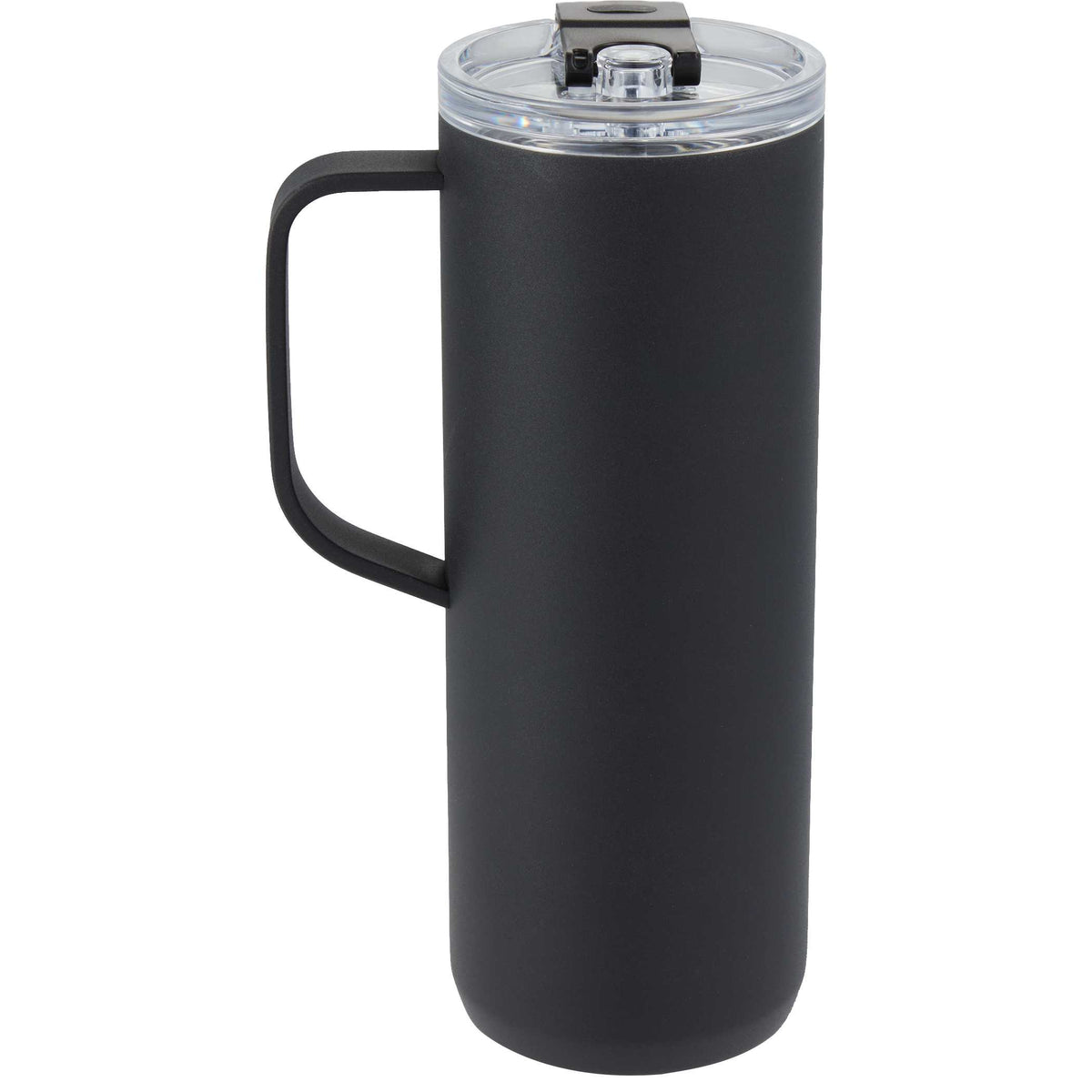 Custom Whitney Recycled Tall Tumbler w/ Flip Lid 20oz - back