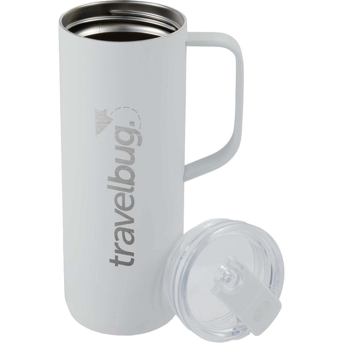 Custom Whitney Recycled Tall Tumbler w/ Flip Lid 20oz
