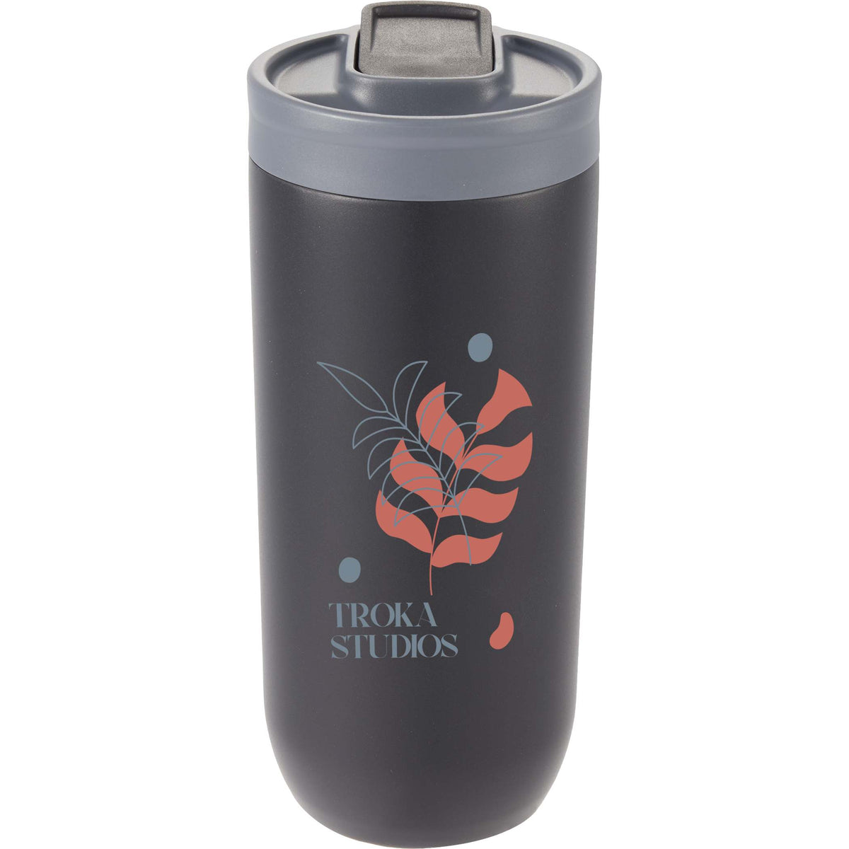 Custom Joshua Recycled Insulated Travel Tumbler 17oz - decorated 1602-54BK