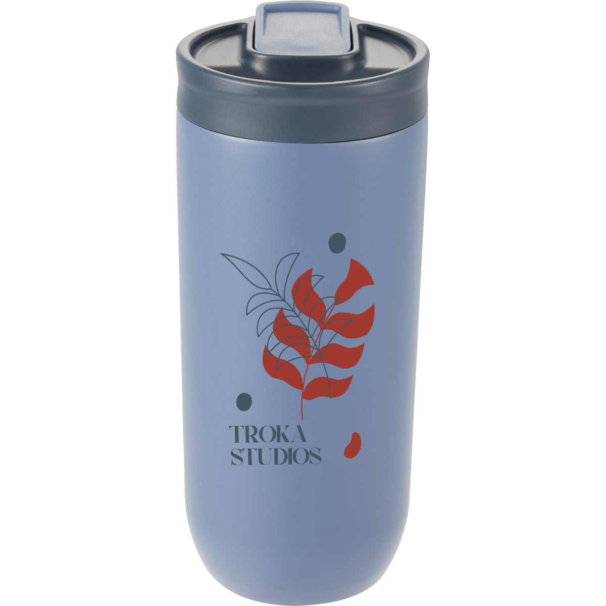 Custom Joshua Recycled Insulated Travel Tumbler 17oz - decorated 1602-54BL