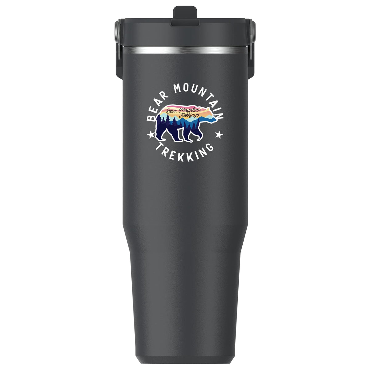 Custom Stanley IceFlow™ 2.0 Flip Straw Tumbler 30oz - decorated 1603-25BK