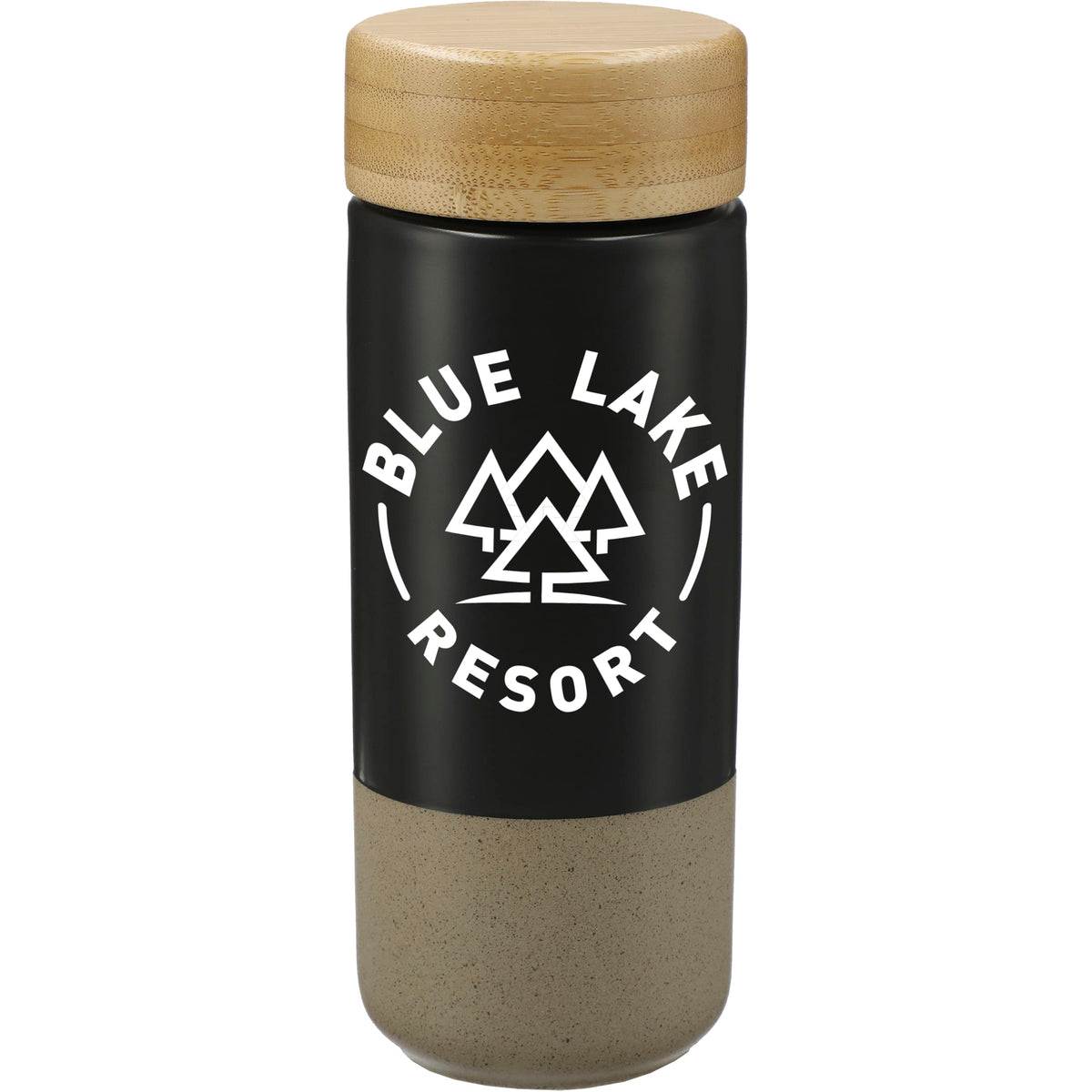 Custom Arlo Ceramic Tumbler with Bamboo lid 11oz