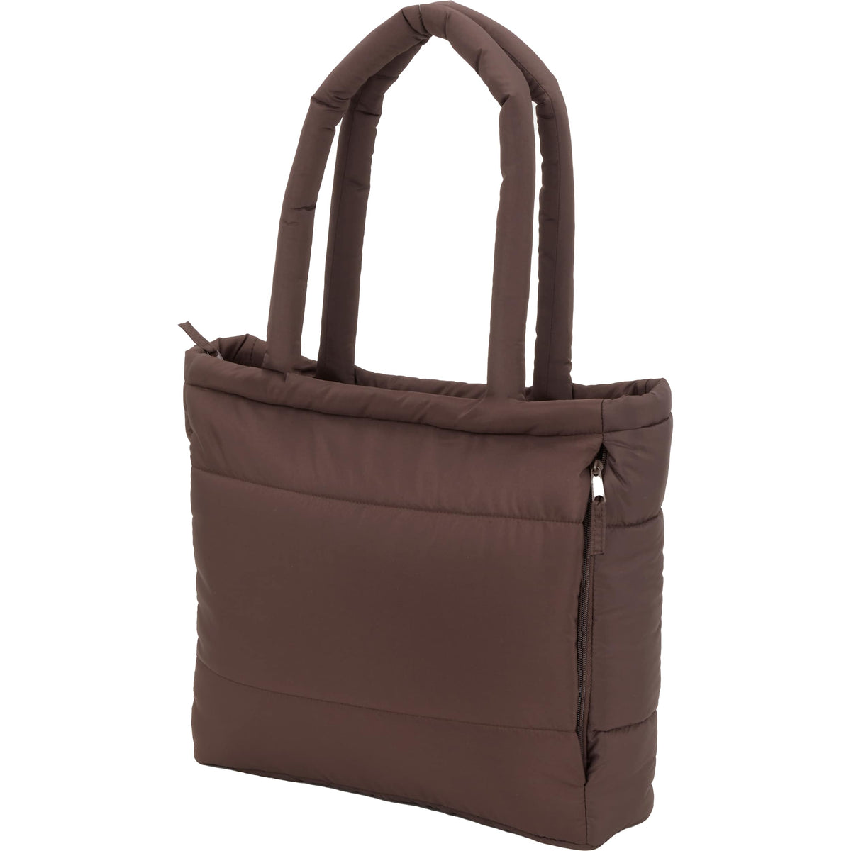 Custom Puffer Recycled 15" Laptop Tote - angle