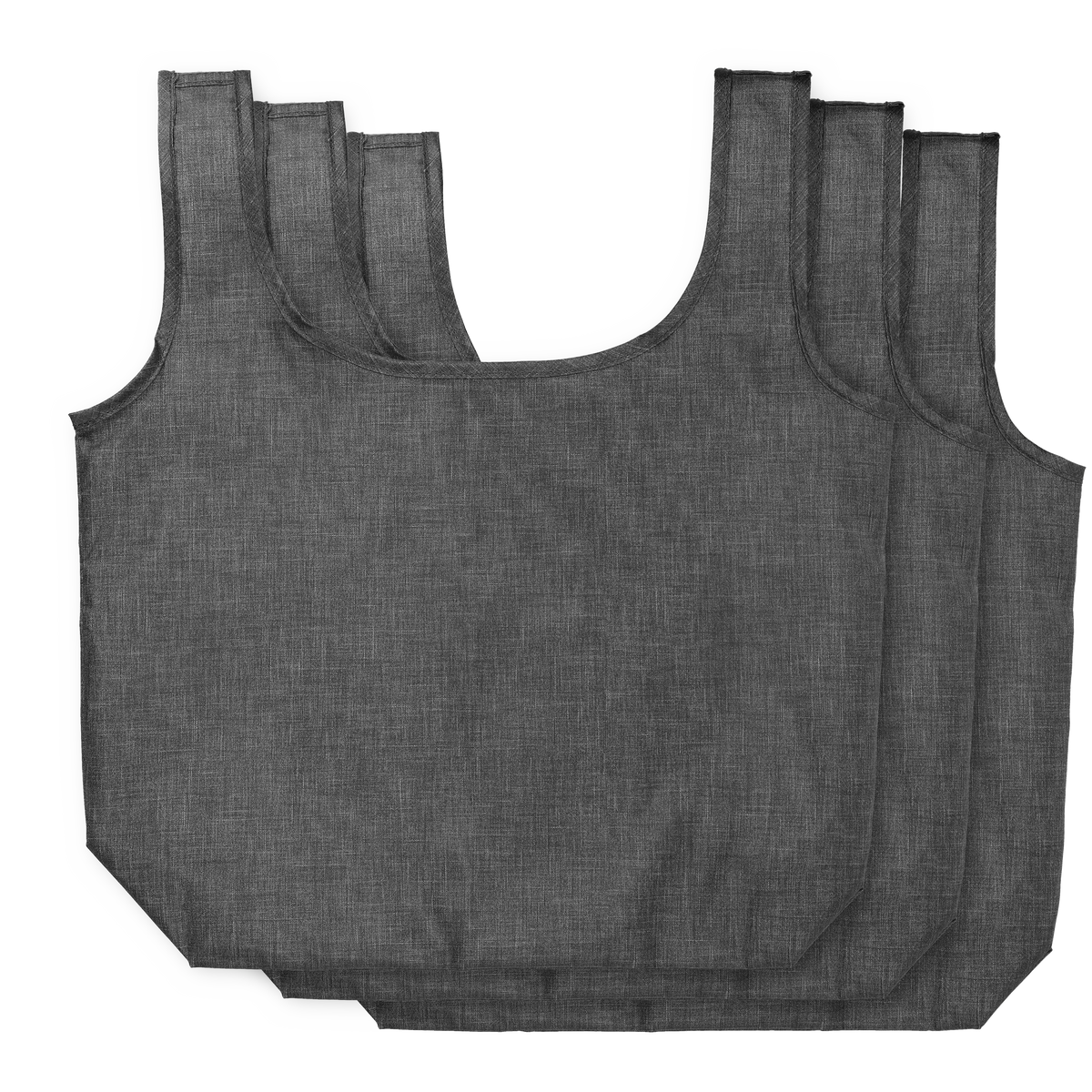 Custom Ash Recycled 3-Pack Shopper Totes