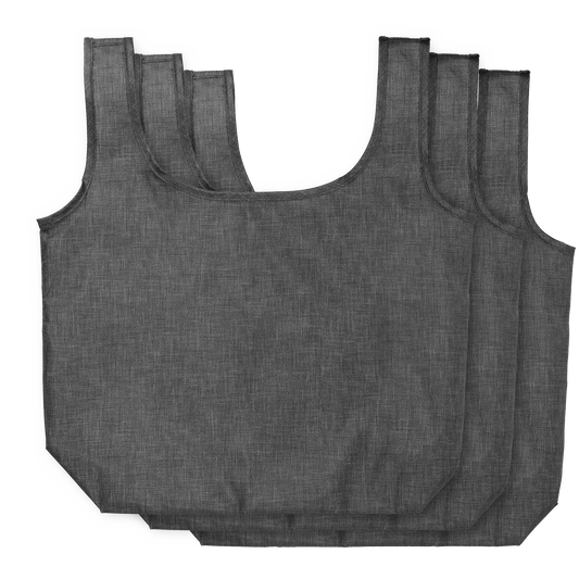 Custom Ash Recycled 3-Pack Shopper Totes