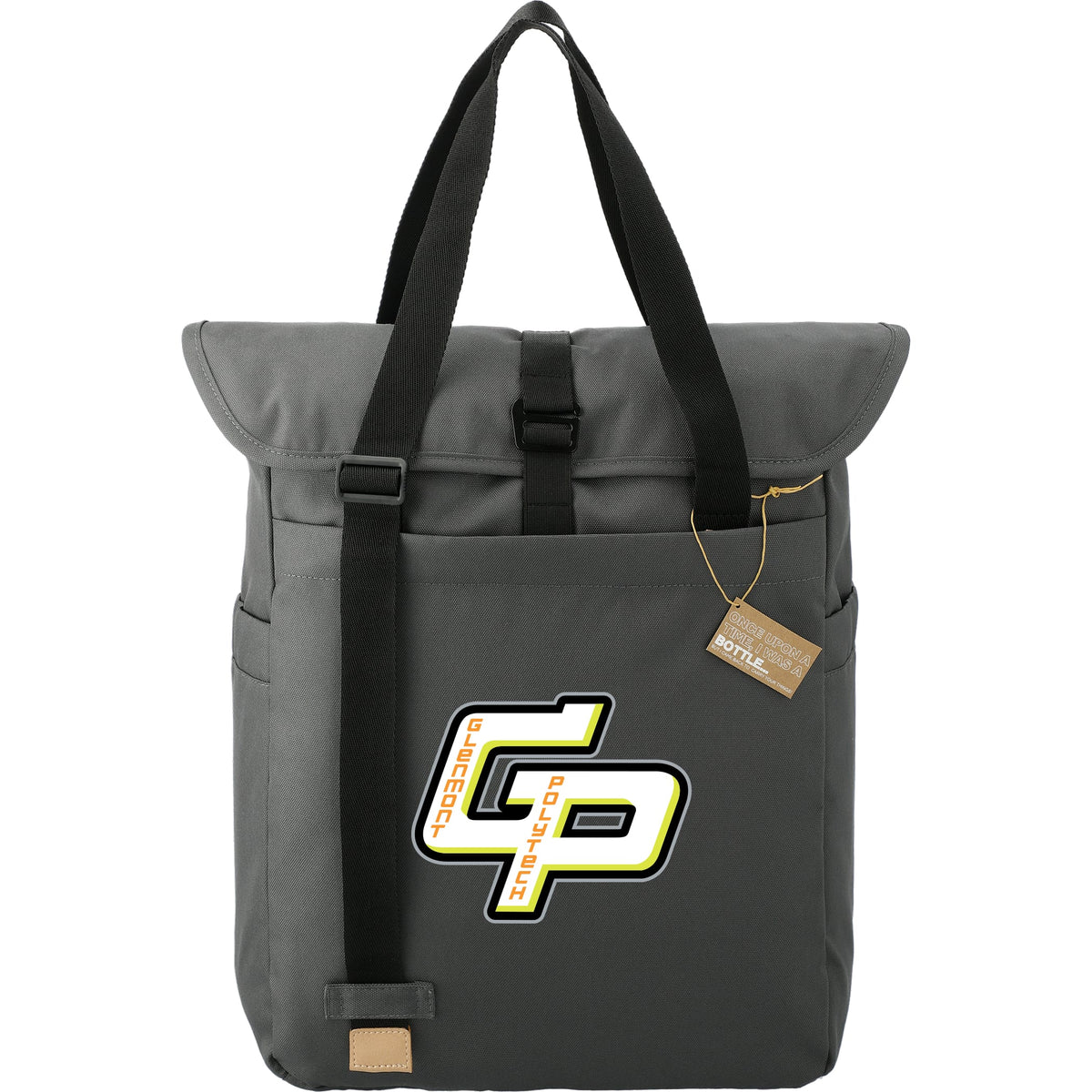 Custom Aft Recycled Computer Tote - decorated 3750-40GY