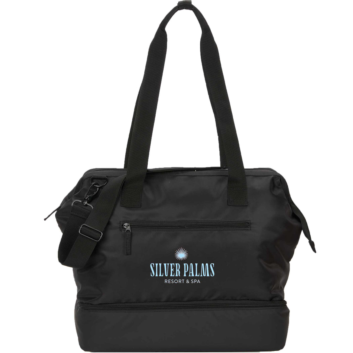 Custom Daybreak Recycled Weekender Tote - decorated 3750-87BK