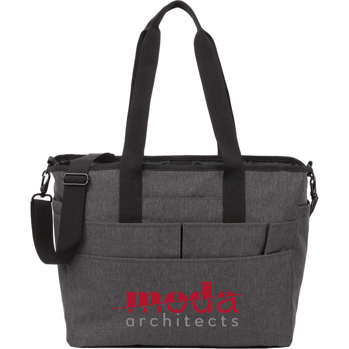 Custom Multi-Pocket Laptop Tote - decorated 3850-55GA