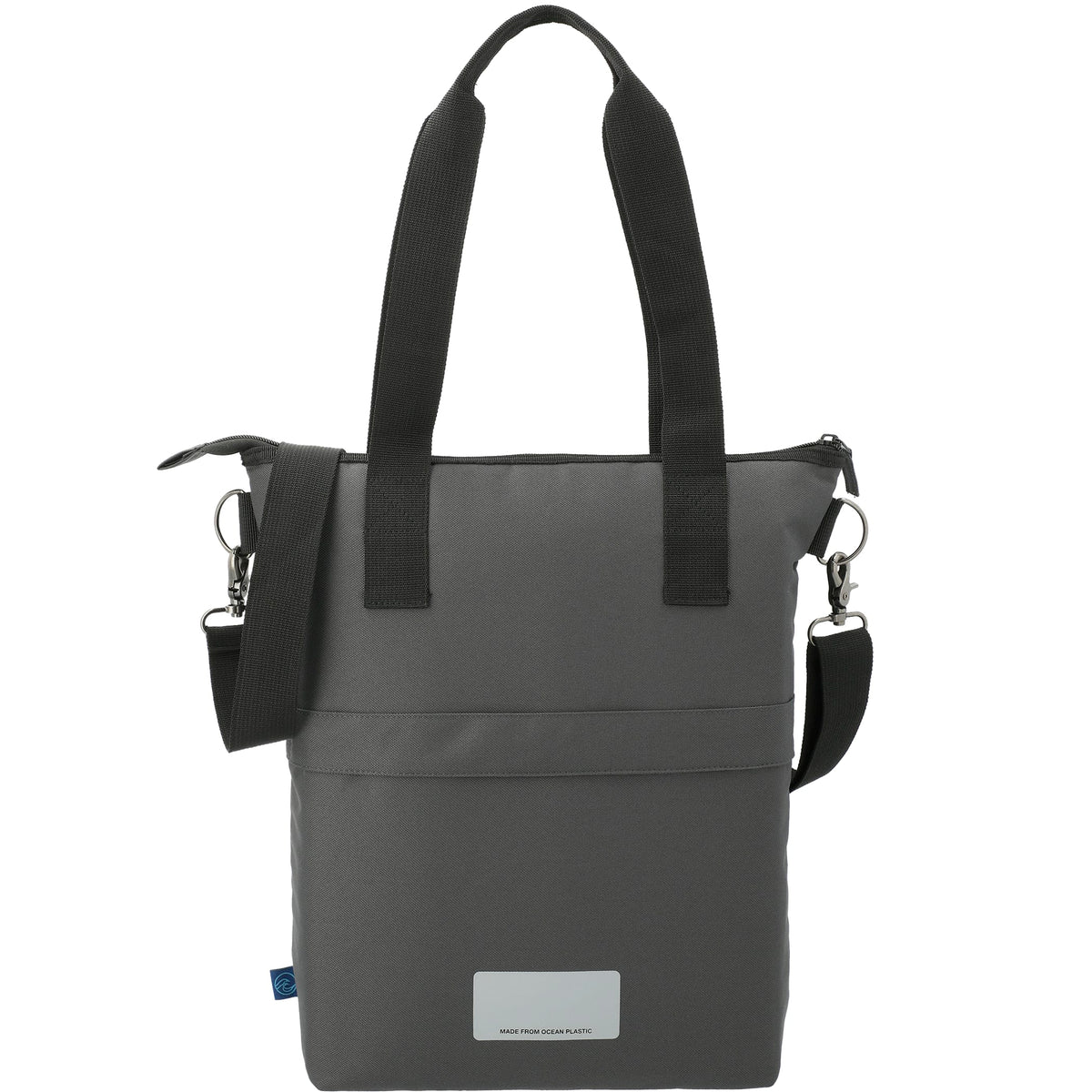 Custom Repreve® Ocean Computer Tote - back