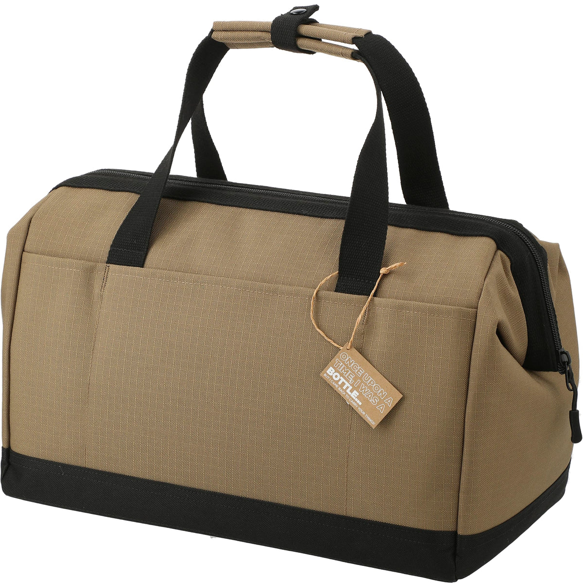 Custom NBN Recycled Utility Zippered Tool Tote - angle
