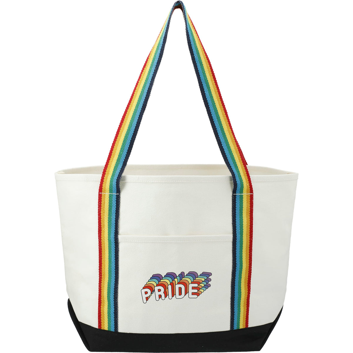 Custom Baltic 18oz Cotton Canvas Tote - decorated 7900-30RNBW