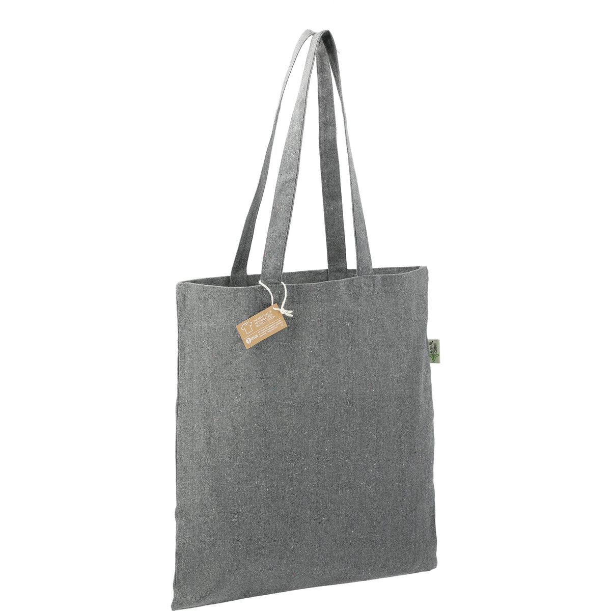 Custom Recycled Cotton Convention Tote - angle