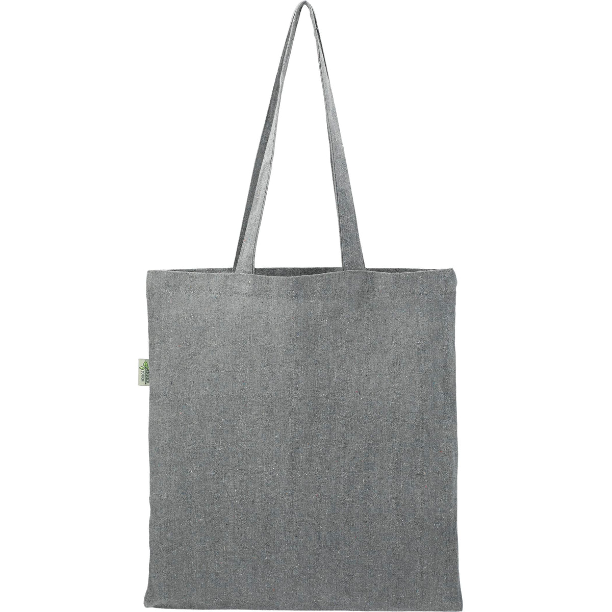 Custom Recycled Cotton Convention Tote - back