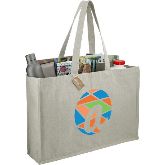 Custom Repose 10oz Recycled Cotton Shoulder Tote