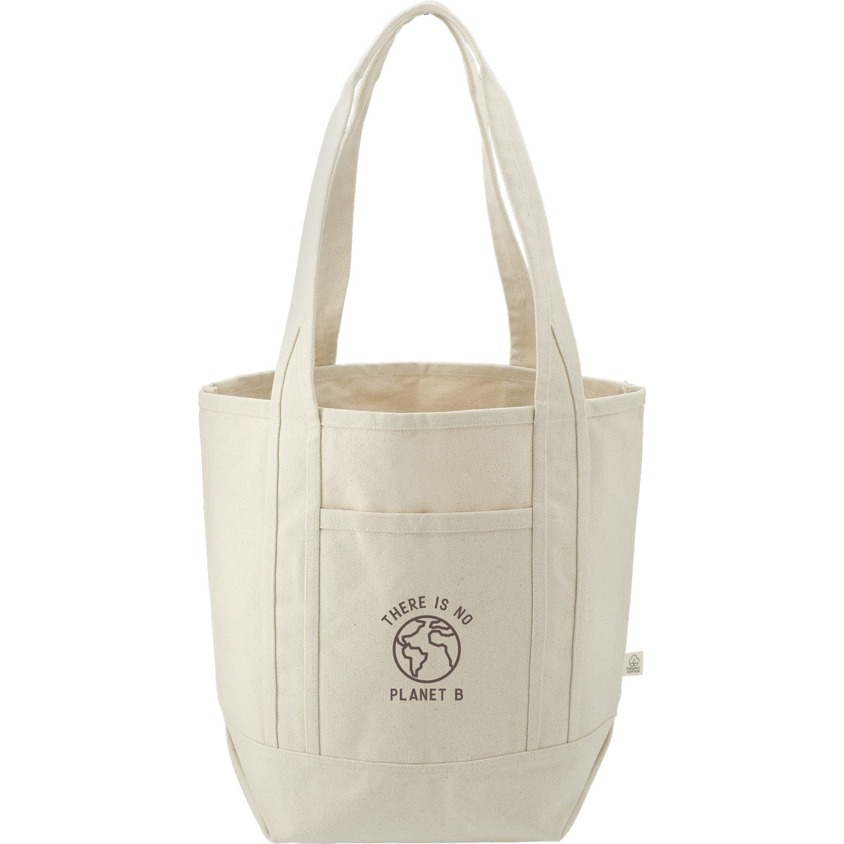 Custom 14oz Organic Cotton Tote - decorated 7901-14NT