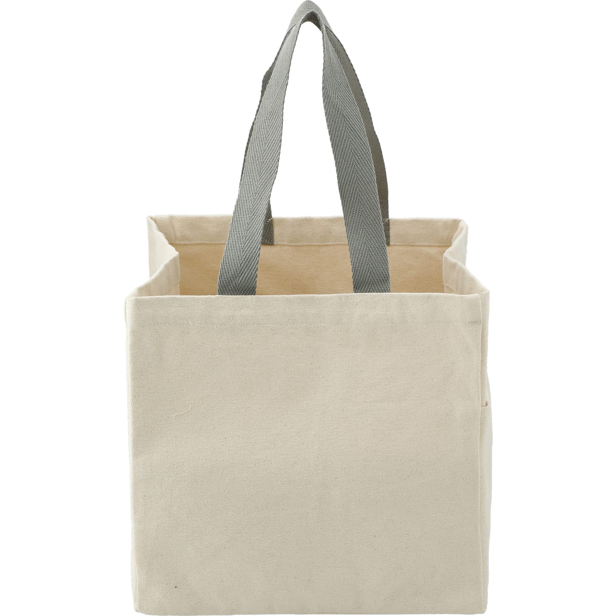 Custom Organic 14oz Cotton Shopper Tote - back