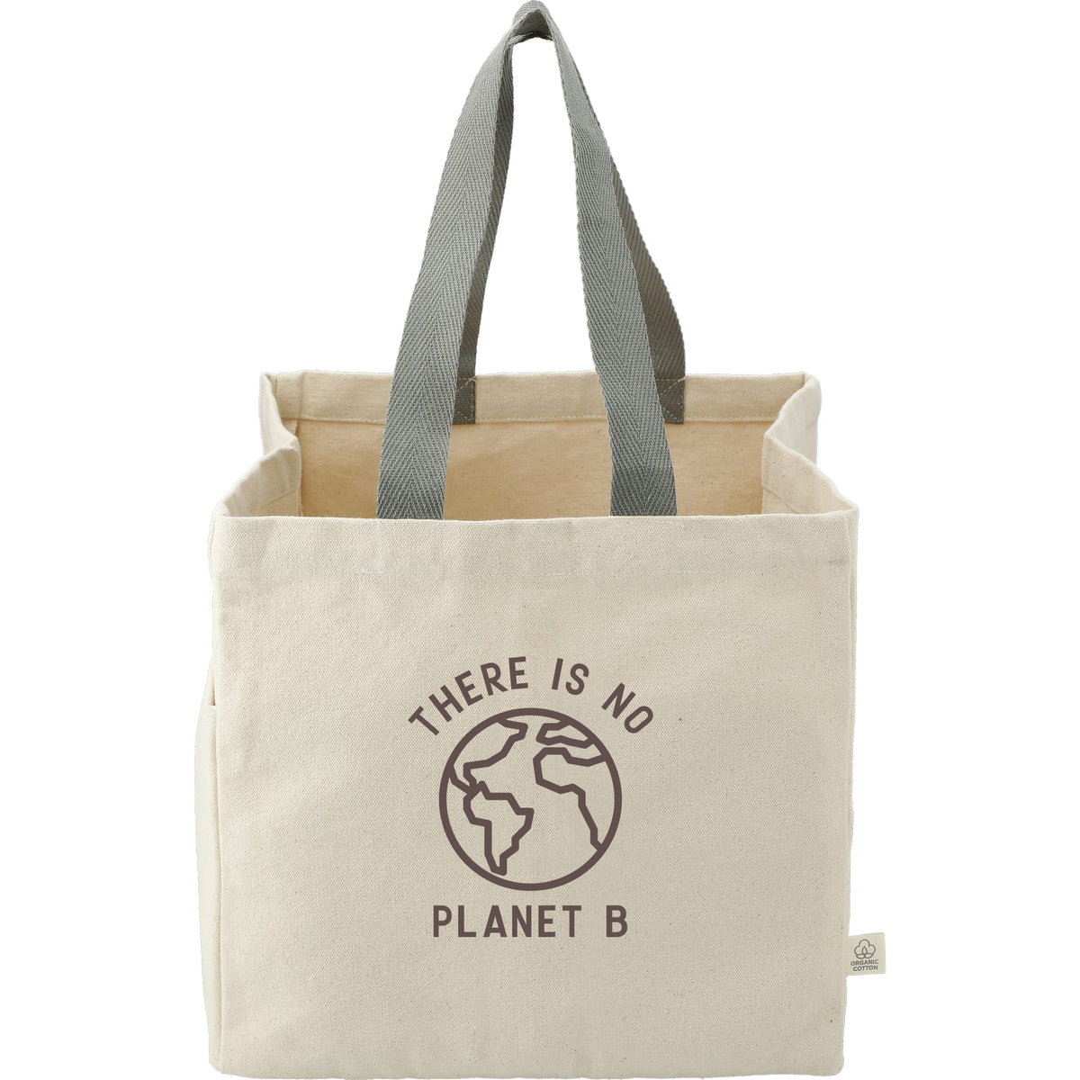 Custom Organic 14oz Cotton Shopper Tote