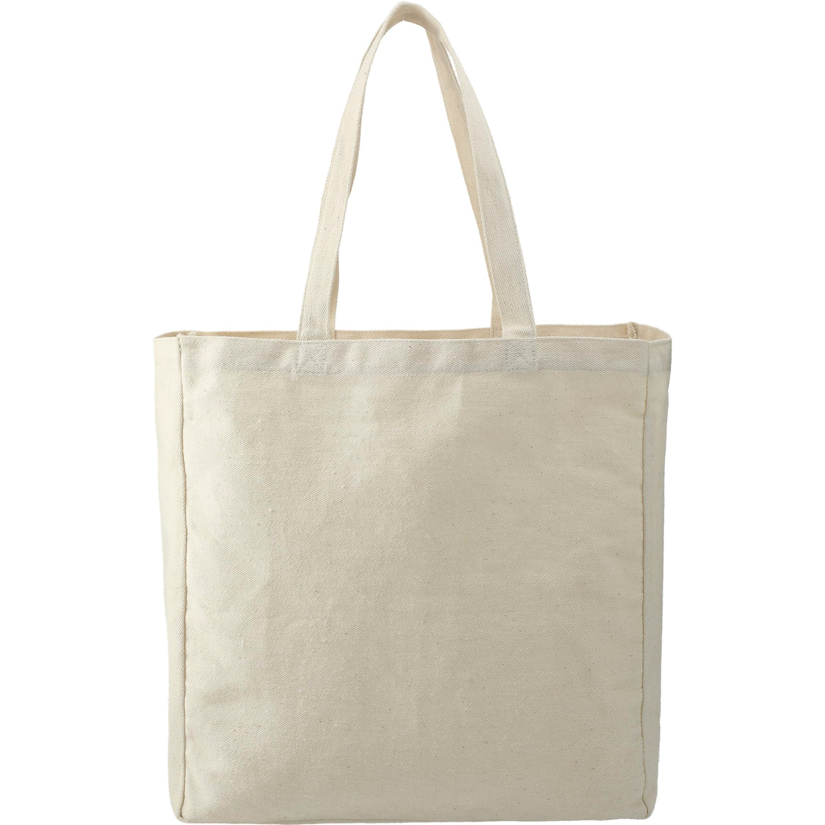Custom Hemp Cotton 11oz Carry-All Tote - back