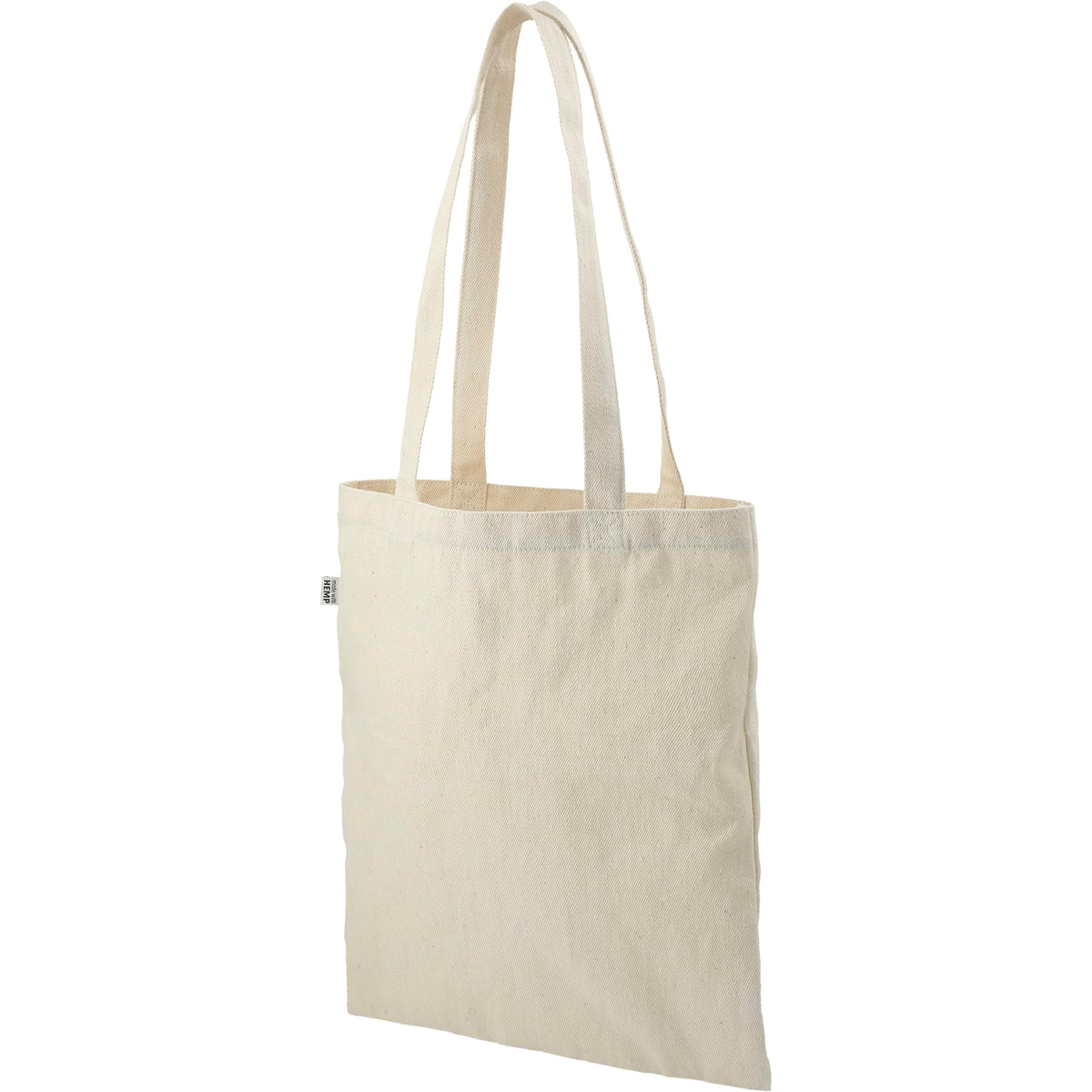Custom Hemp Cotton Tote - angle