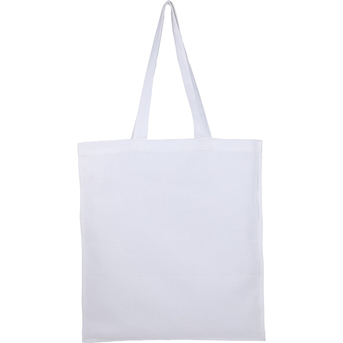 Custom Double-Stitched 8oz Organic Cotton Tote - blank 7901-40WH