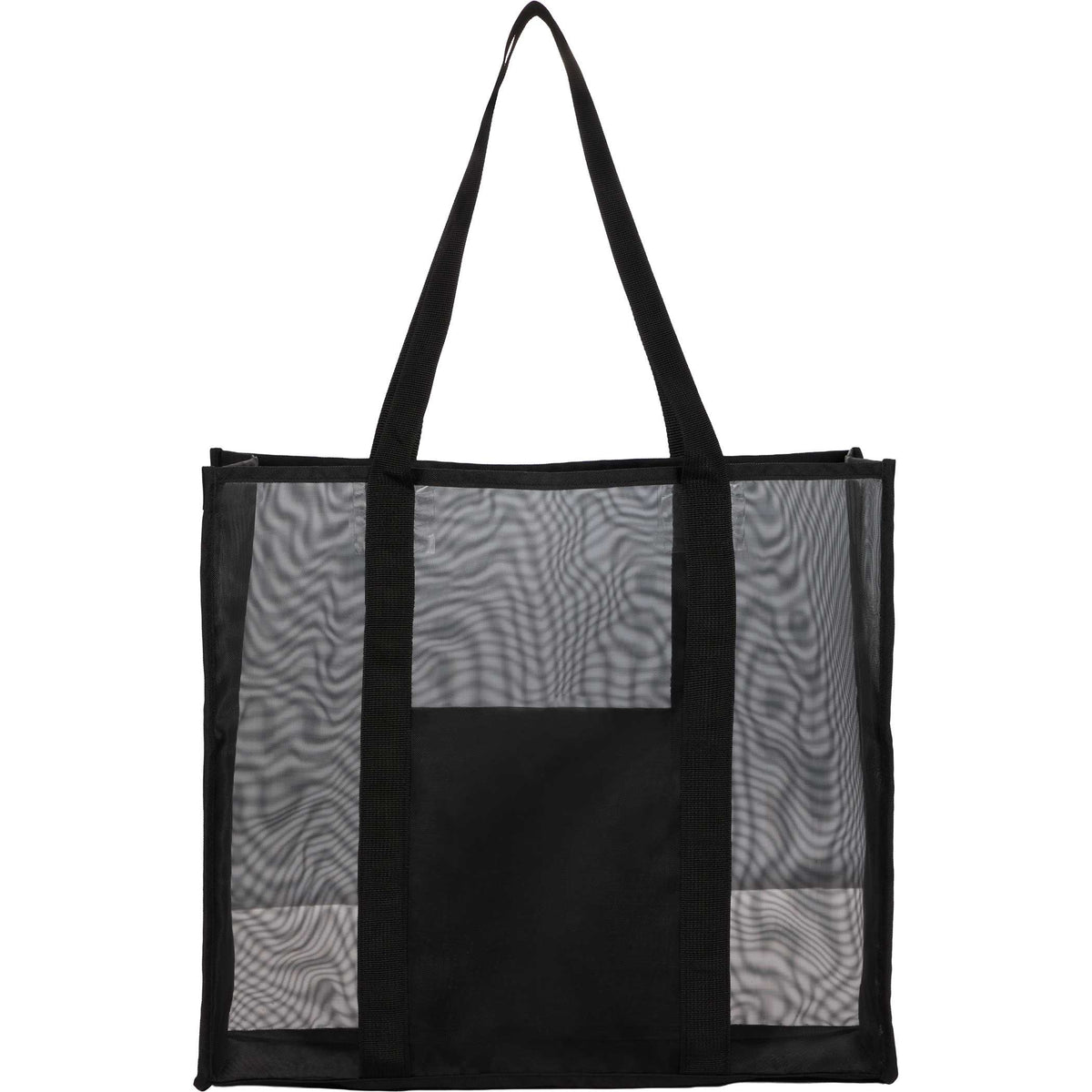 Custom Large Mesh Beach Tote - back