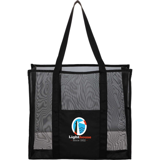 Custom Large Mesh Beach Tote
