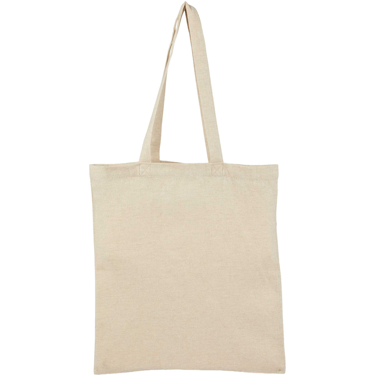 Custom Recycled 6oz Cotton Twill Convention Tote - back